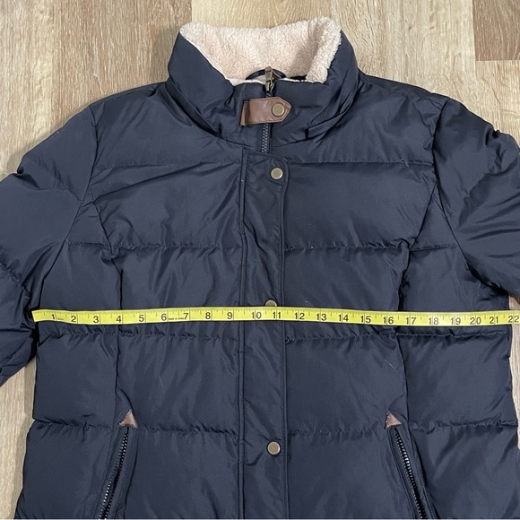 Lauren Ralph Lauren Women's Navy Quilted Down Feather Puffer Coat XL - Picture 10 of 15